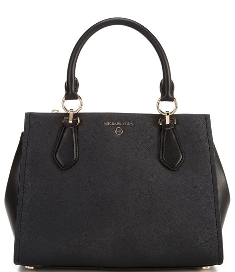 michael kors savannah small saffiano leather satchel|Michael Kors marilyn medium.